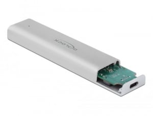 DELOCK 42634 külső ház 2 x M.2 „B” kulccsal to USB 3.1 Gen 2 S RAID-om